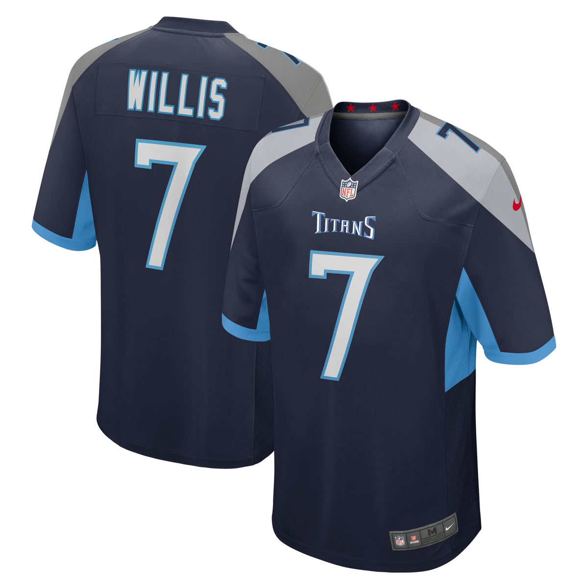 Malik Willis Tennessee Titans Nike Player Game Jersey   Navy