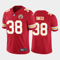 Men s Kansas City Chiefs  L Jarius Sneed Red Vapor Untouchable Limited Stitched Jerseys