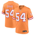 Men s Nike Lavonte David Orange Tampa Bay Buccaneers Throwback Game Jersey