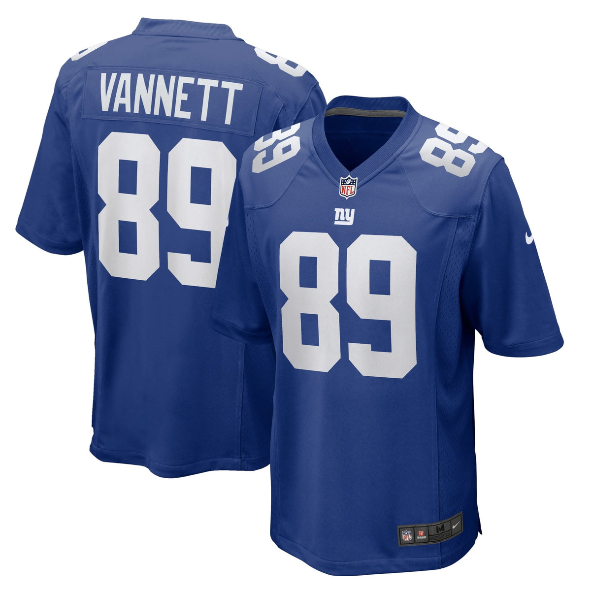 Men s Nike Nick Vannett Royal New York Giants Home Game Player Jersey