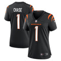Women s Nike Ja Marr Chase Black Cincinnati Bengals Game Jersey
