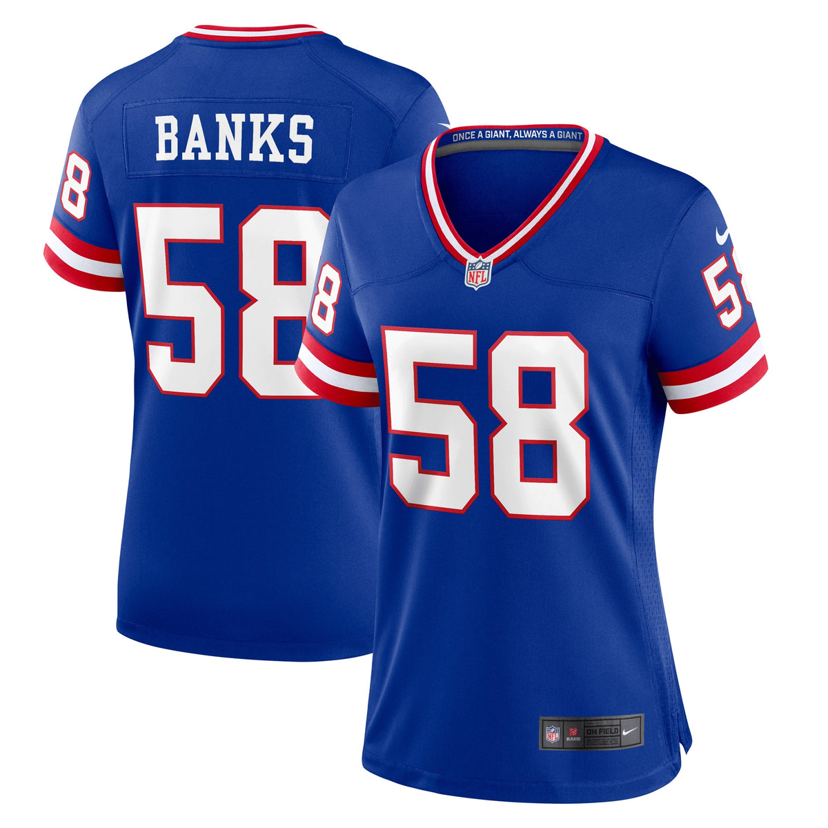 Carl Banks New York Giants Nike Women s Classic Retired Player Game Jersey Royal
