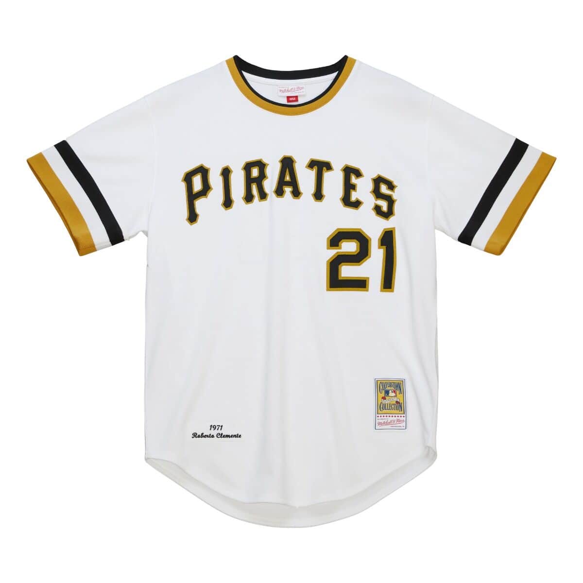 Authentic Roberto Clemente Pittsburgh Pirates Home 1971 Jersey