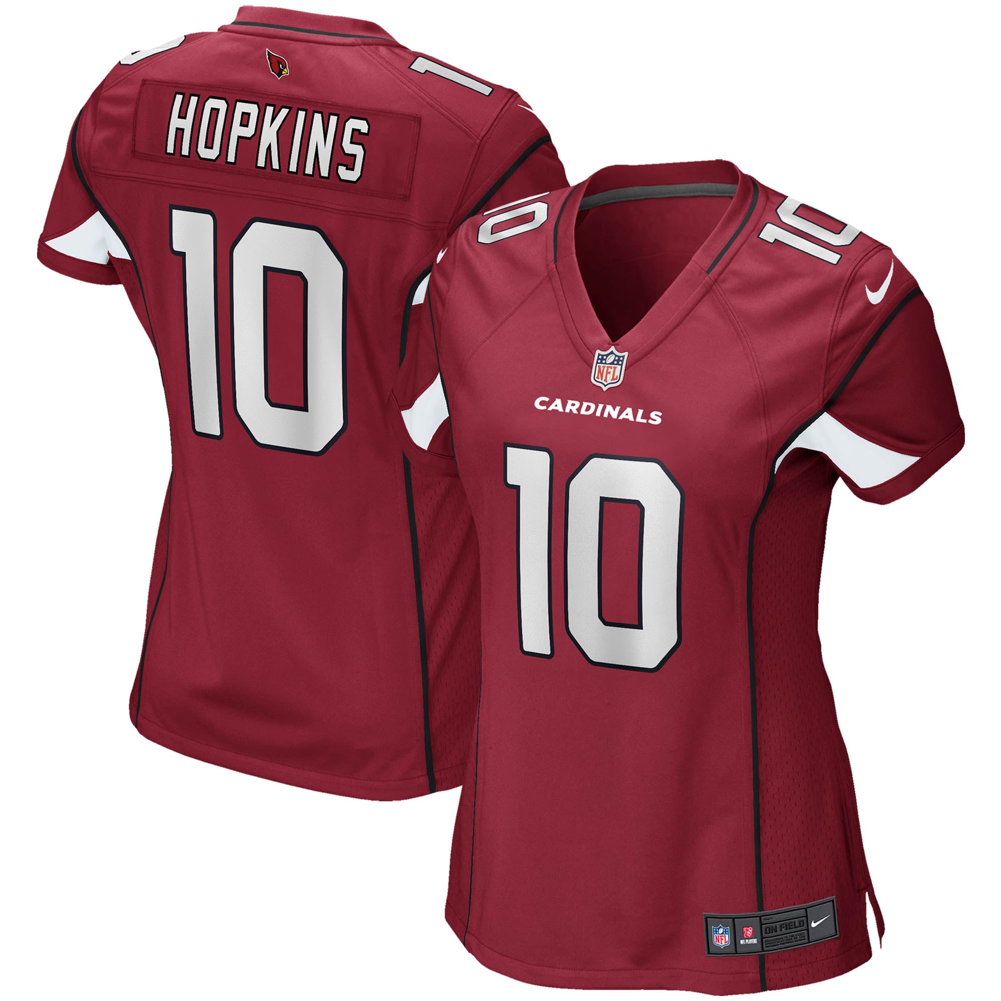 Women s Nike DeAndre Hopkins Cardinal Arizona Cardinals Game Player Jersey