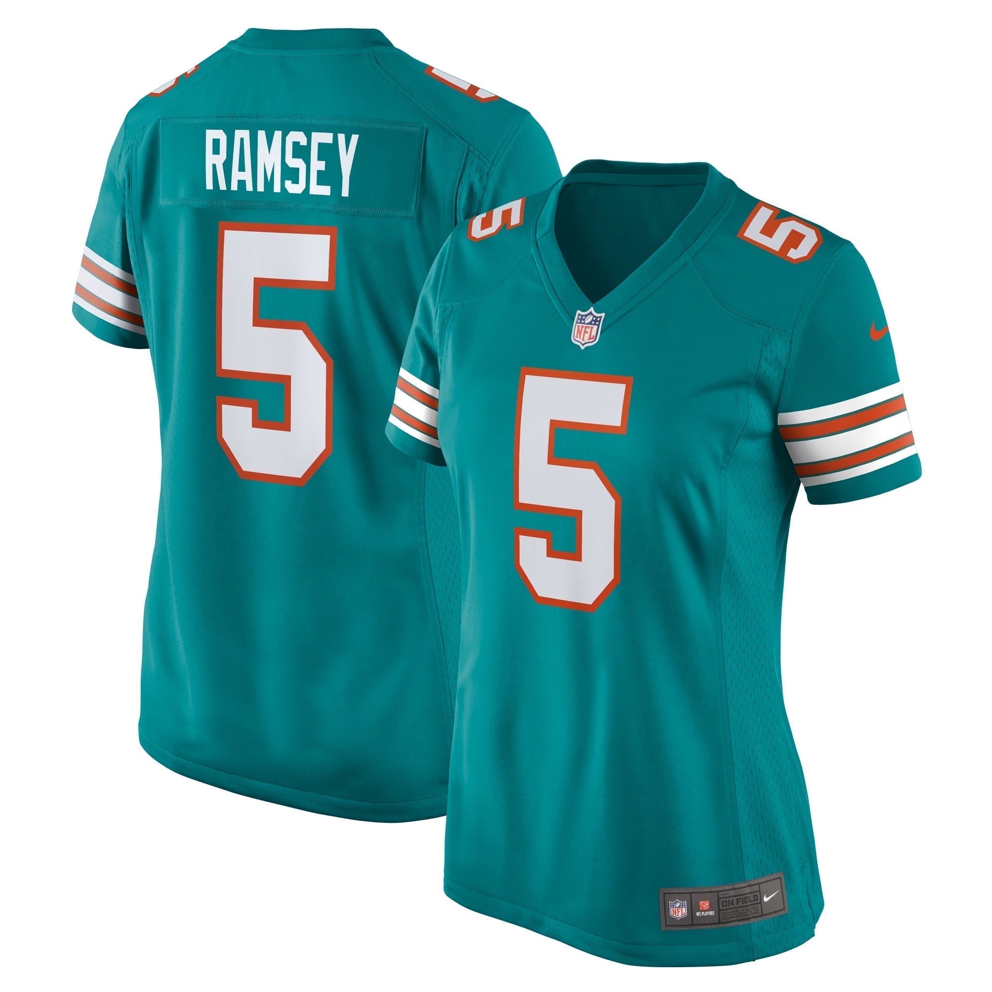 Women s Nike Jalen Ramsey Aqua Miami Dolphins Alternate Game Jersey