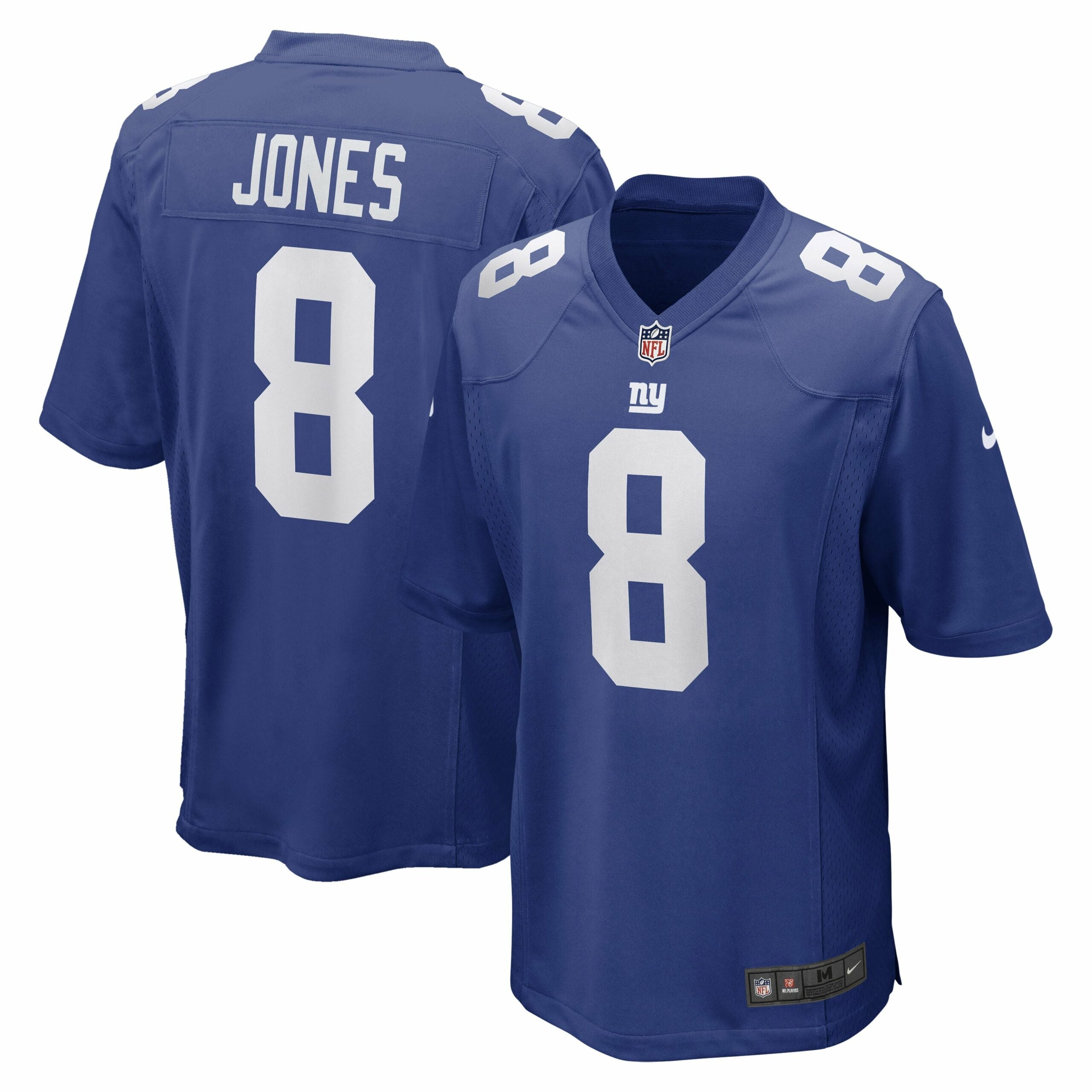 Men s Nike Daniel Jones Royal New York Giants Game Jersey