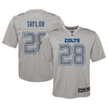 Jonathan Taylor Indianapolis Colts Nike Youth Atmosphere Game Jersey   Gray