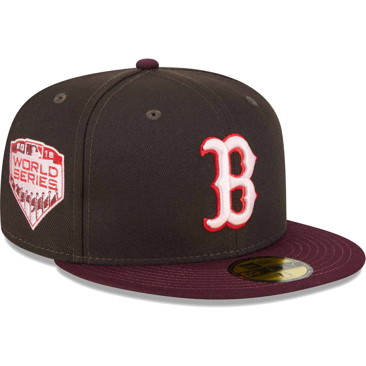 Boston Red Sox New Era Chocolate Strawberry 59FIFTY Fitted Hat - Brown/Maroon