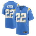 Men s Nike JT Woods Powder Blue Los Angeles Chargers Game Player Jersey