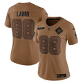 CeeDee Lamb Dallas Cowboys Nike Women s 2023 Salute To Service Limited Jersey   Brown