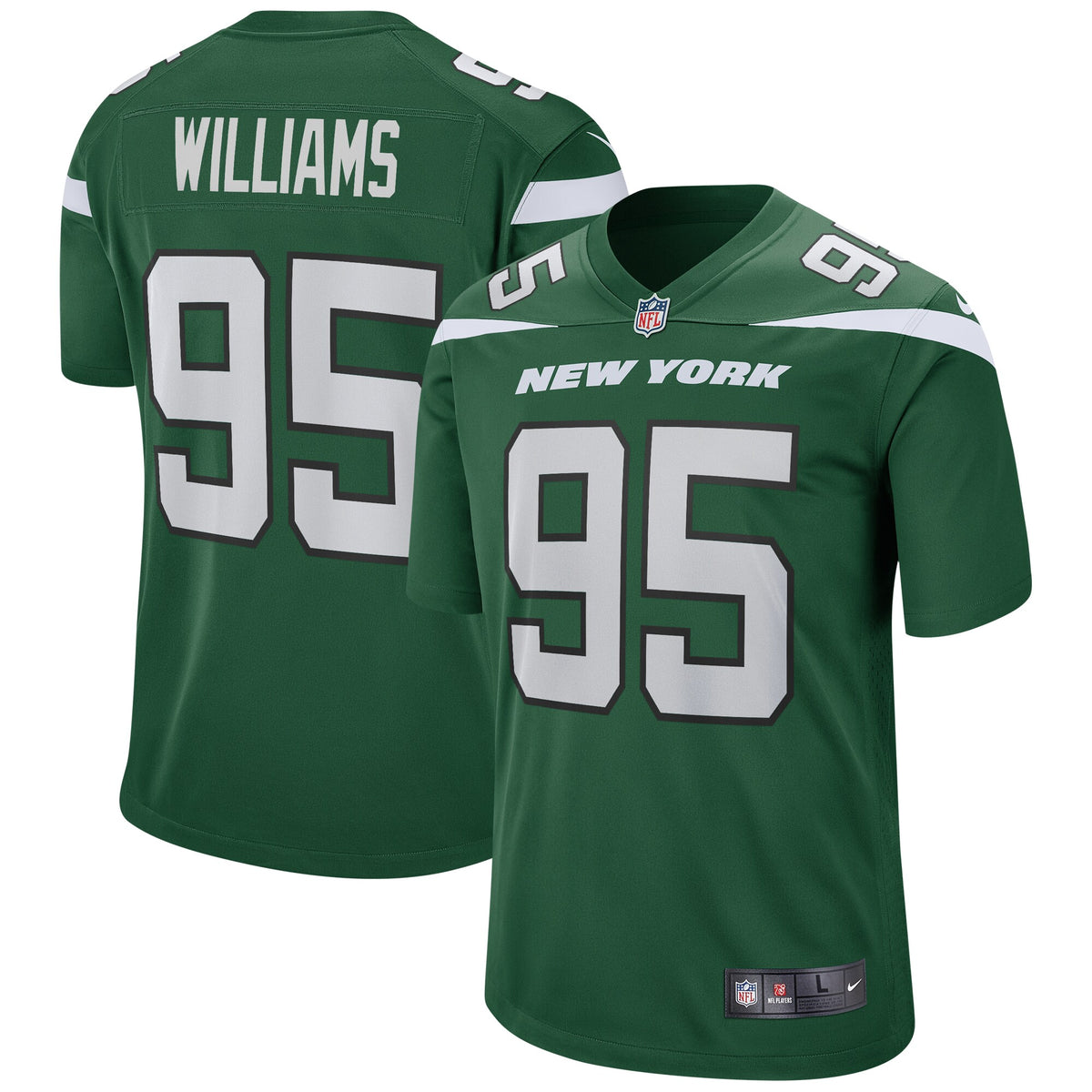 Quinnen Williams New York Jets Nike Game Jersey   Gotham Green