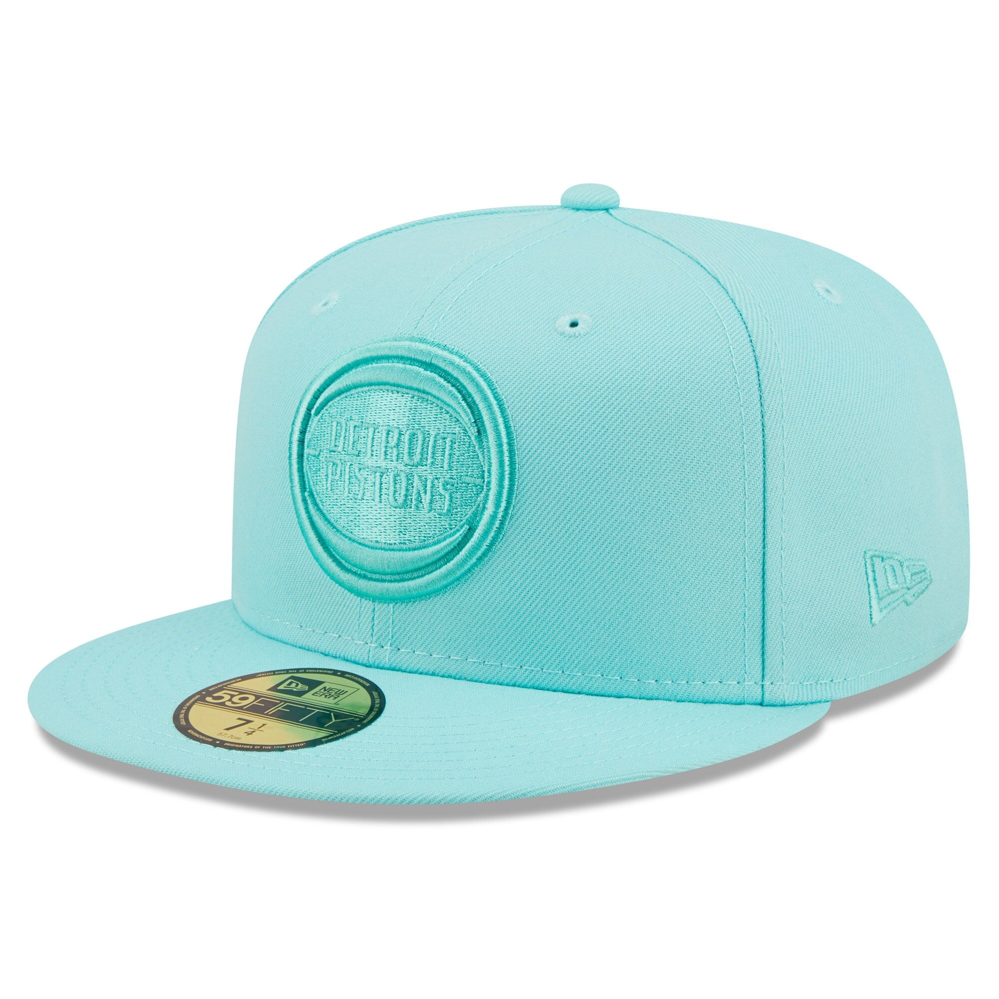 Detroit Pistons New Era Color Pack 59FIFTY Fitted Hat - Turquoise