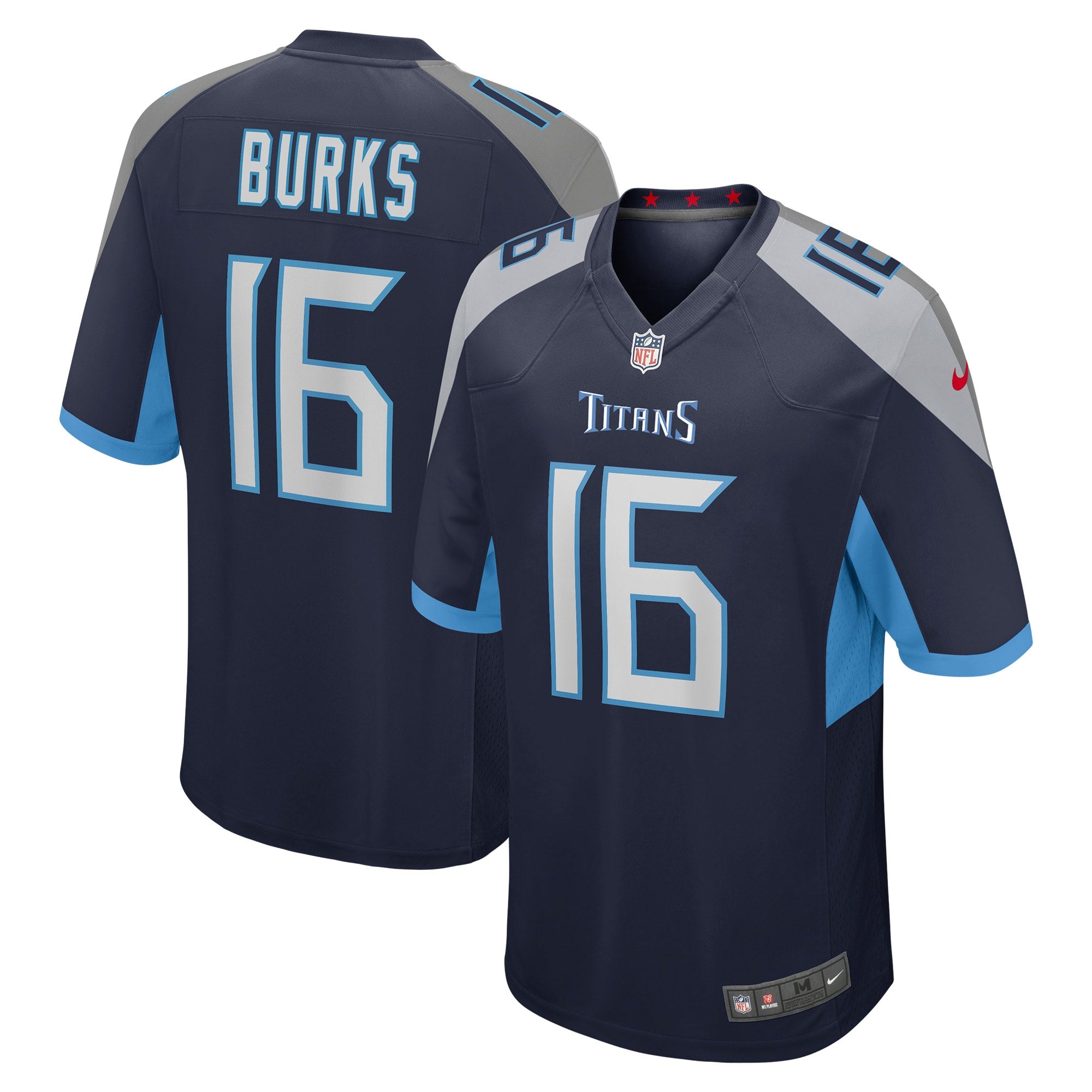 Treylon Burks Tennessee Titans Nike Player Game Jersey   Navy