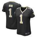 Women s Nike Number 1 Mom Black New Orleans Saints Game Jersey