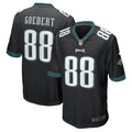 Men s Nike Dallas Goedert Black Philadelphia Eagles Game Jersey