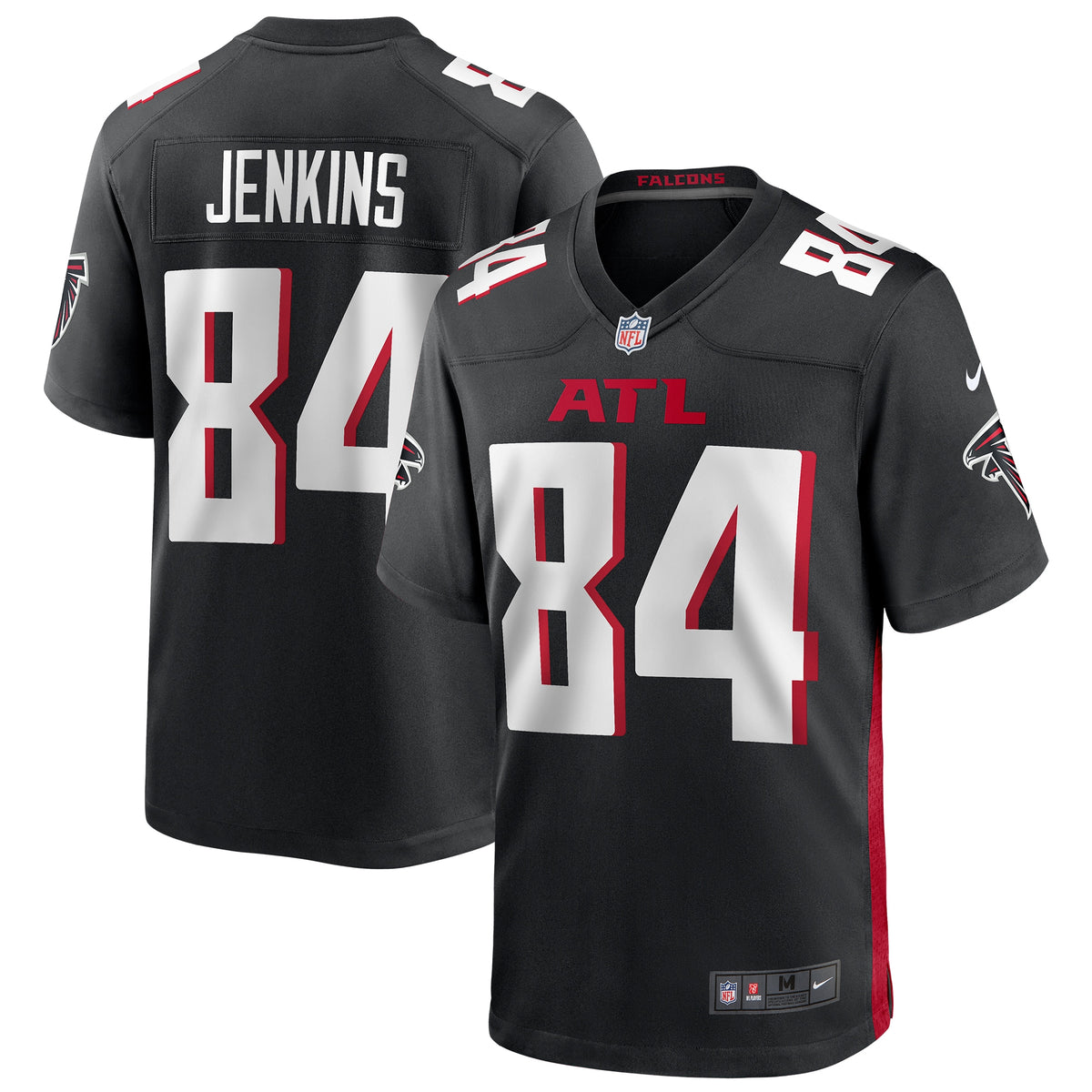 Alfred Jenkins Atlanta Falcons Nike Game Retired Player Jersey   Black