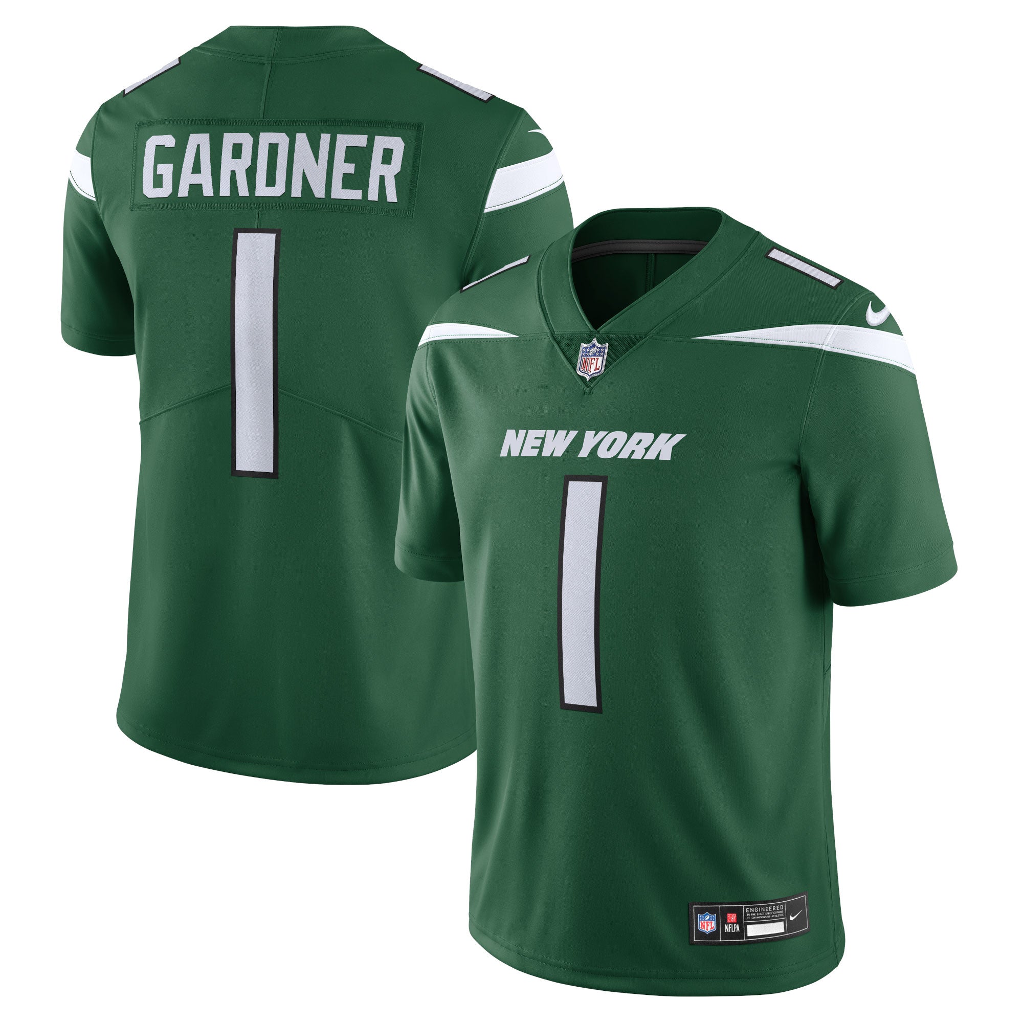 Ahmad Sauce Gardner New York Jets Nike Vapor Untouchable Limited Jersey   Gotham Green
