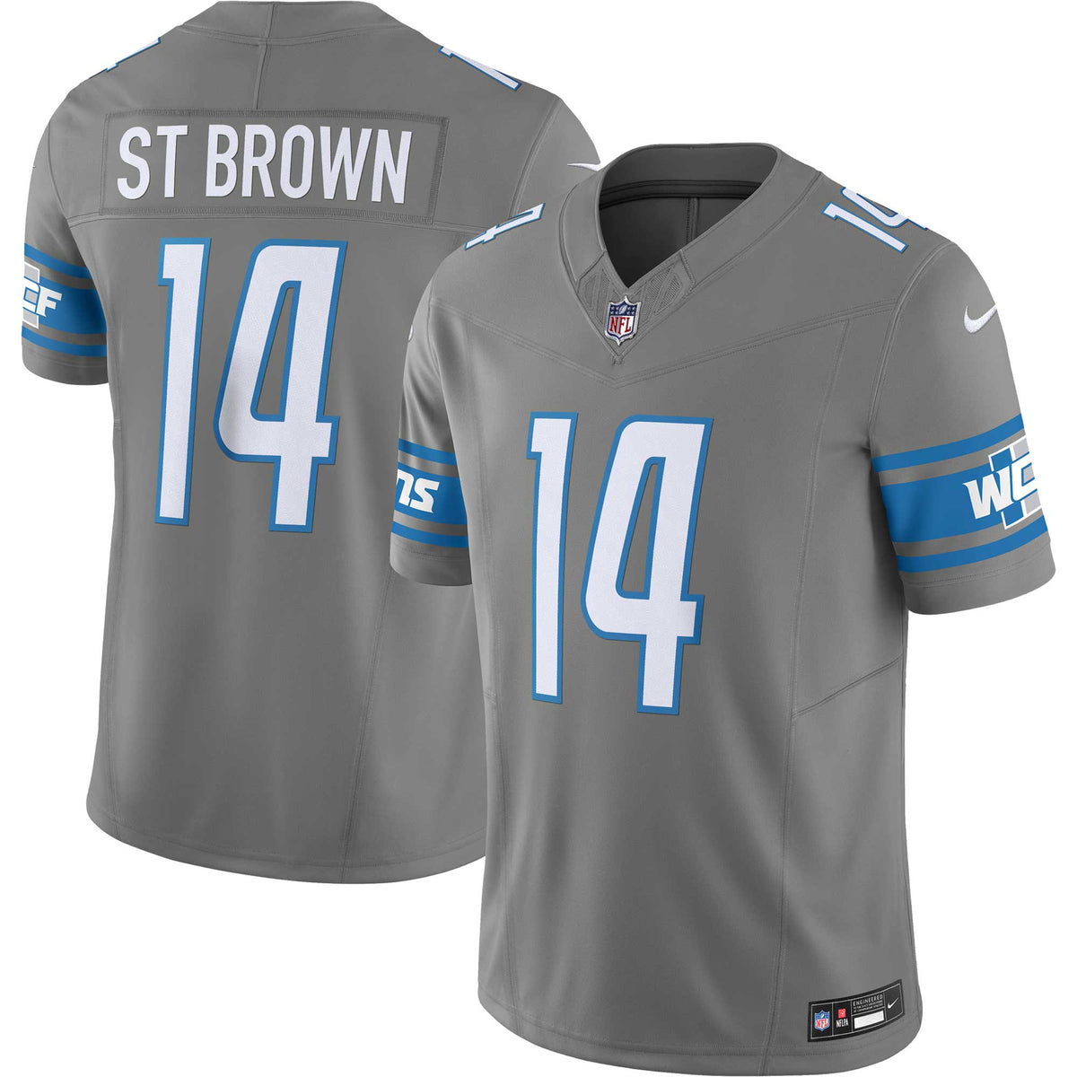 Amon-Ra St. Brown Detroit Lions Nike Vapor F.U.S.E. Limited Jersey   Silver