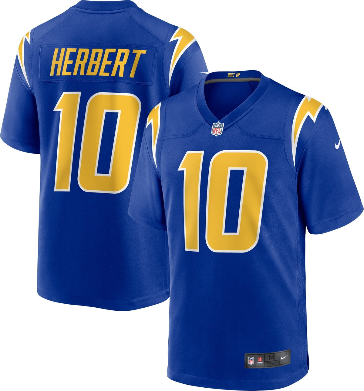 Men s Nike Justin Herbert Royal Los Angeles Chargers 2nd Alternate Game Jersey