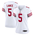 Women s San Francisco 49ers Trey Lance Game Jersey   White