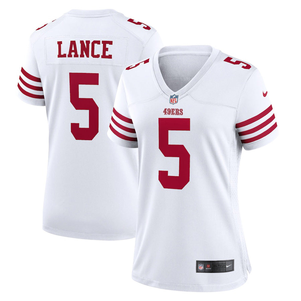 Women s San Francisco 49ers Trey Lance Game Jersey   White