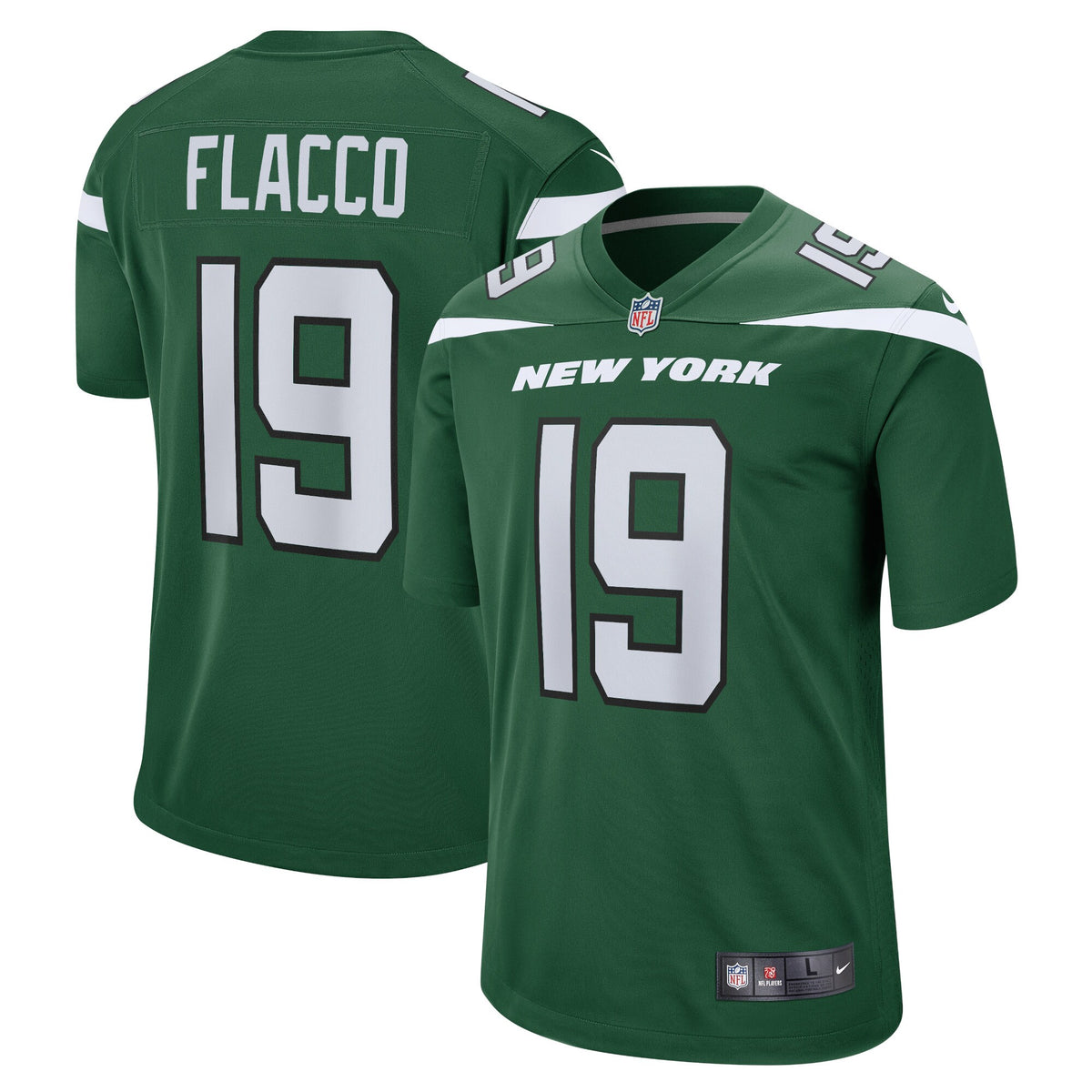 Joe Flacco New York Jets Nike Player Game Jersey   Gotham Green