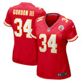 Women s Nike Melvin Gordon III Red Kansas City Chiefs Home Game Player Jersey