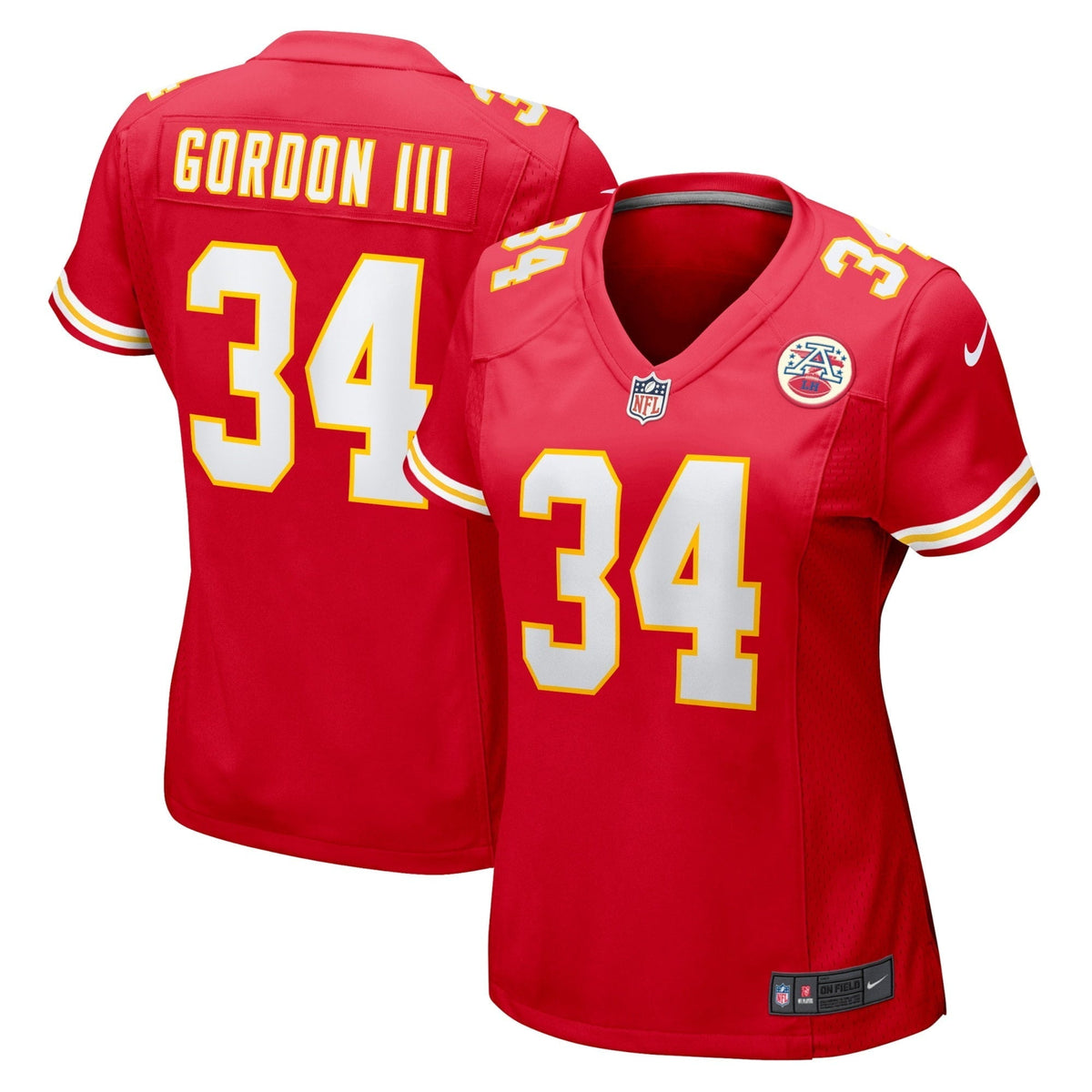 Women s Nike Melvin Gordon III Red Kansas City Chiefs Home Game Player Jersey