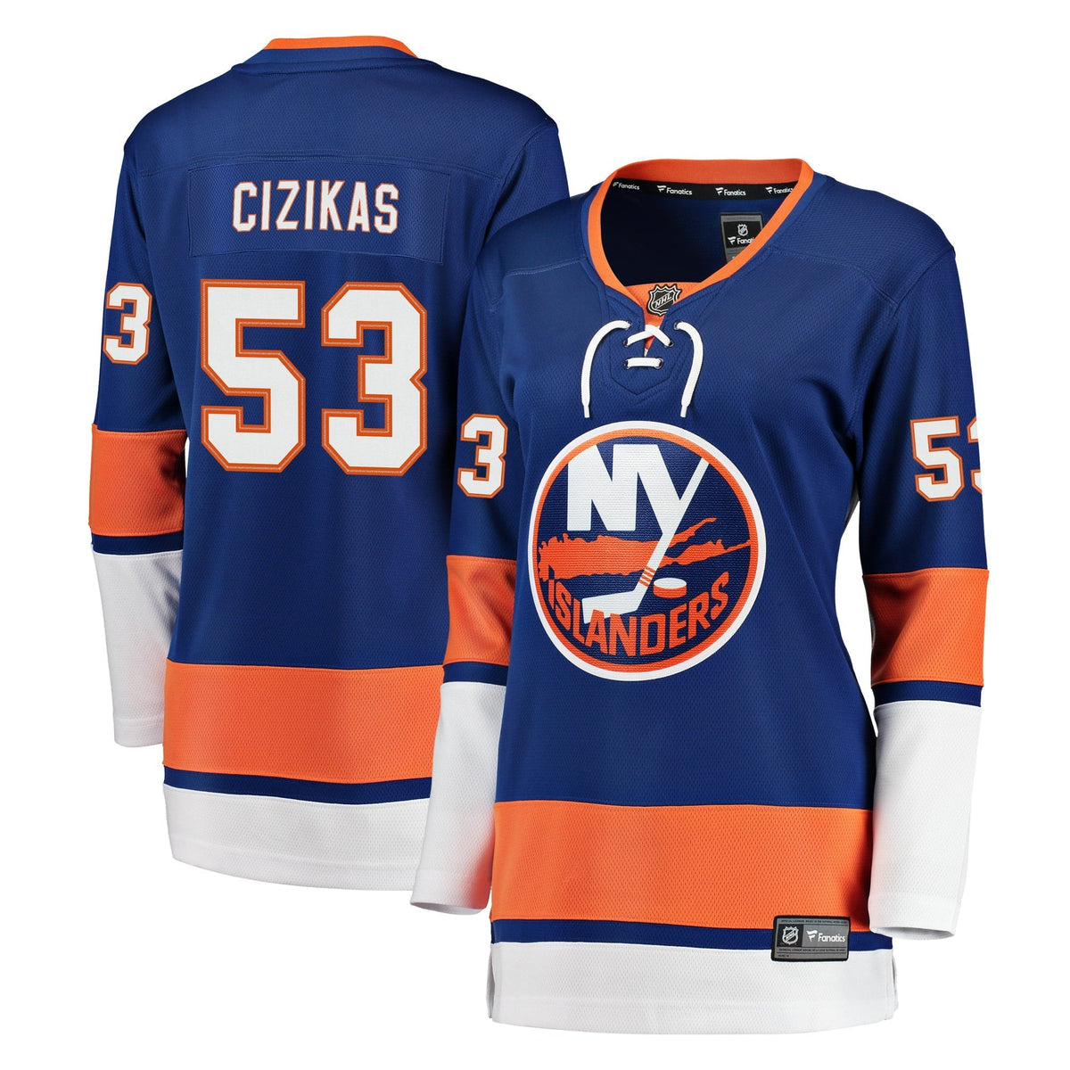 Women's Fanatics Branded Casey Cizikas Royal New York Islanders Breakaway Player Jersey