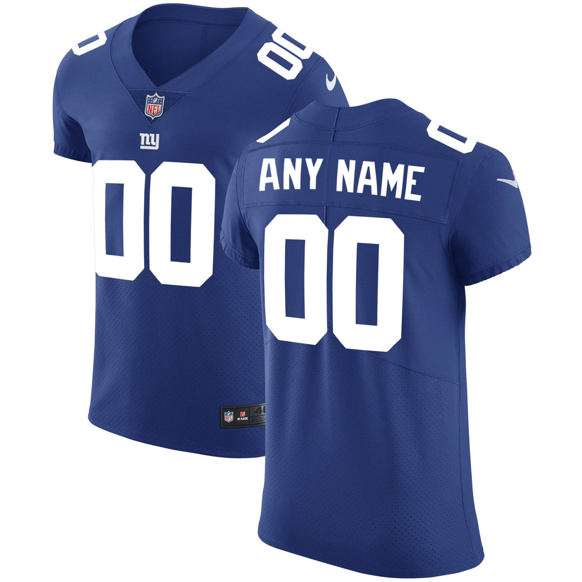 New York Giants Nike Vapor Untouchable Custom Elite Jersey Royal