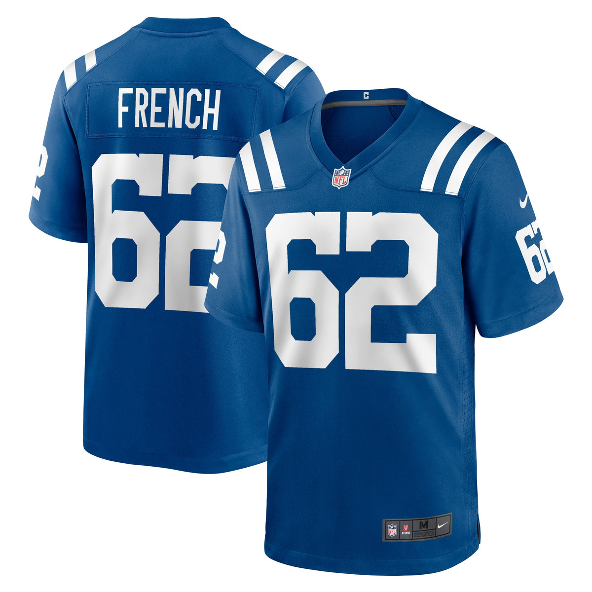 Wesley French Indianapolis Colts Nike Game Player Jersey   Royal