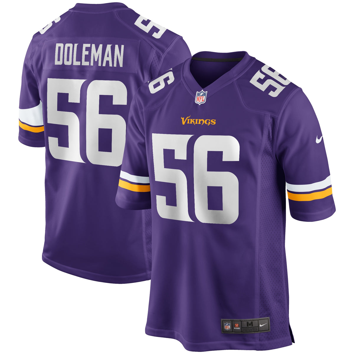 Chris Doleman Minnesota Vikings Nike Game Retired Player Jersey   Purple
