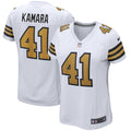 Women s Nike Alvin Kamara White New Orleans Saints Alternate Game Player Jersey