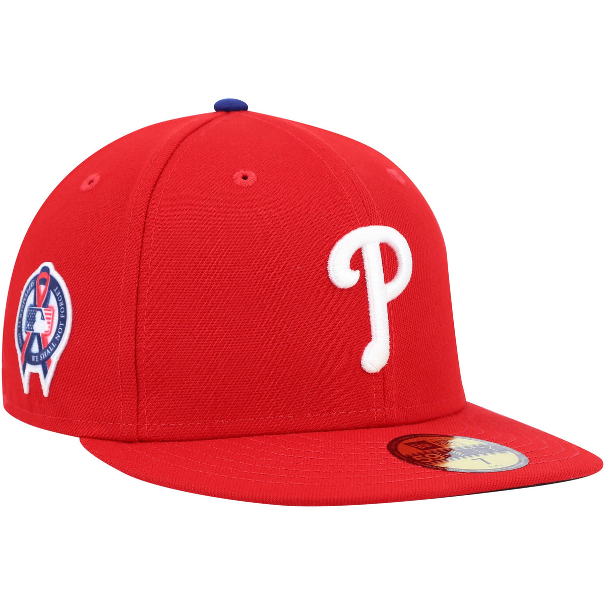 Philadelphia Phillies New Era 9/11 Memorial Side Patch 59FIFTY Fitted Hat - Red
