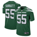 Men s Nike Chazz Surratt Gotham Green New York Jets Game Player Jersey