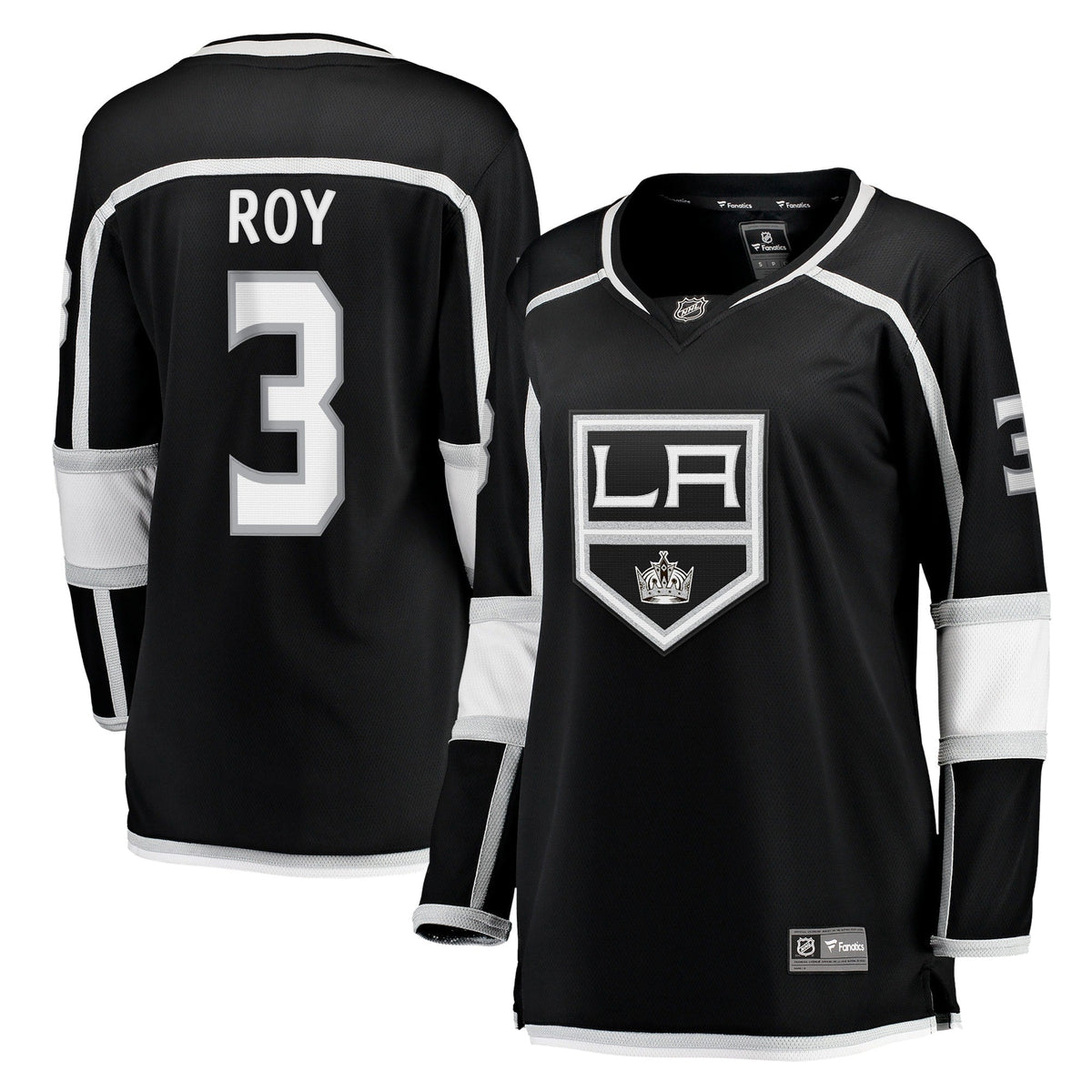 Women's Fanatics Branded Matt Roy Black Los Angeles Kings Home Team Breakaway Player Jersey