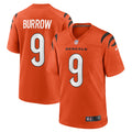 Joe Burrow Cincinnati Bengals Nike Alternate Game Jersey   Orange
