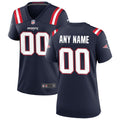New England Patriots Nike Women s Custom Game Jersey   Navy