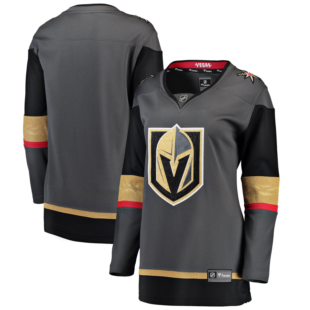 Women's Fanatics Branded Gray Vegas Golden Knights Breakaway Alternate Jersey