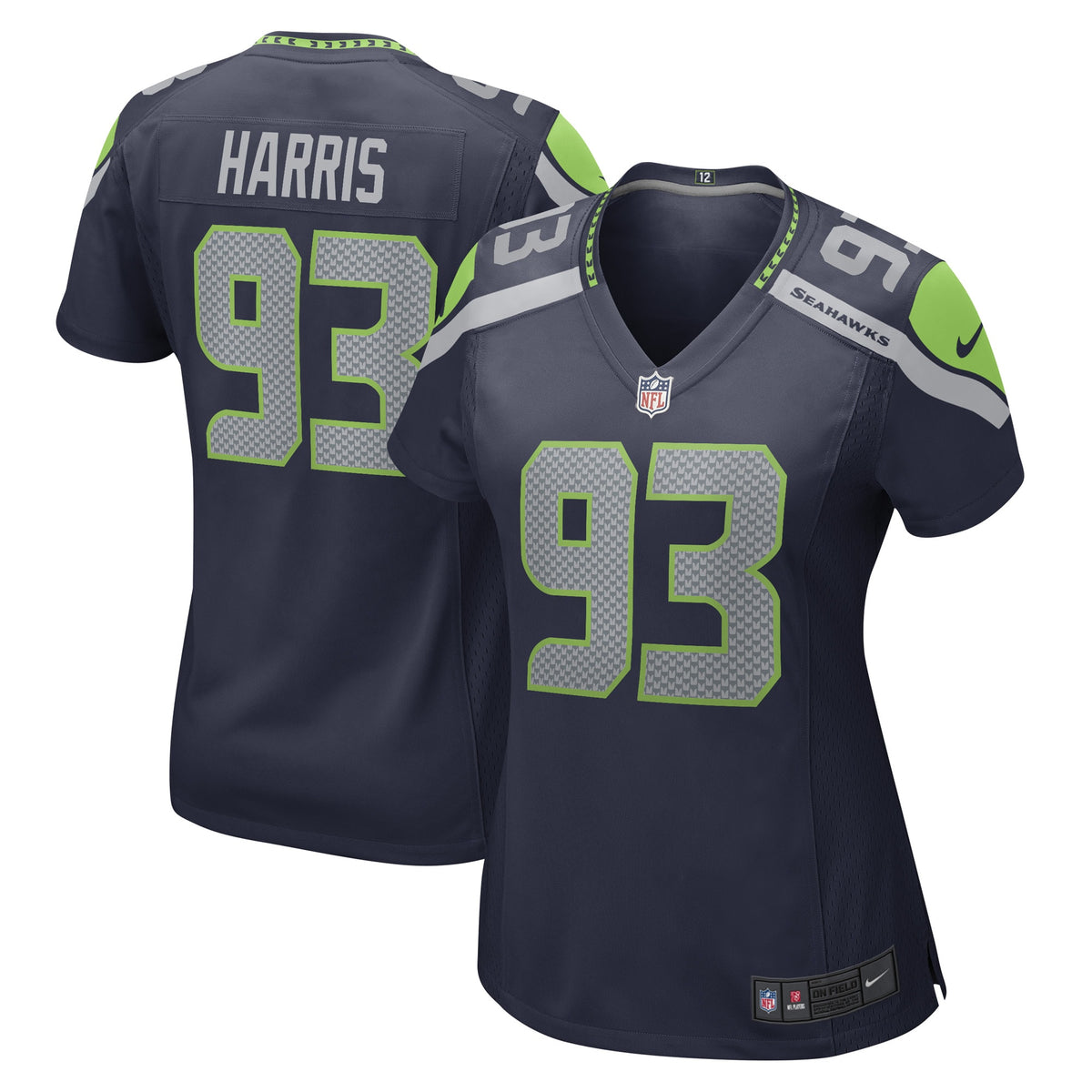 Shelby Harris Seattle Seahawks Nike Women s Game Player Jersey College Navy