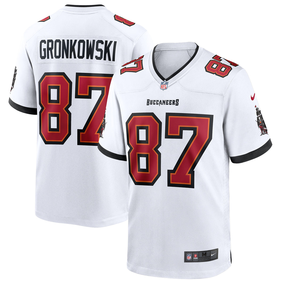 Rob Gronkowski Tampa Bay Buccaneers Nike Game Jersey   White
