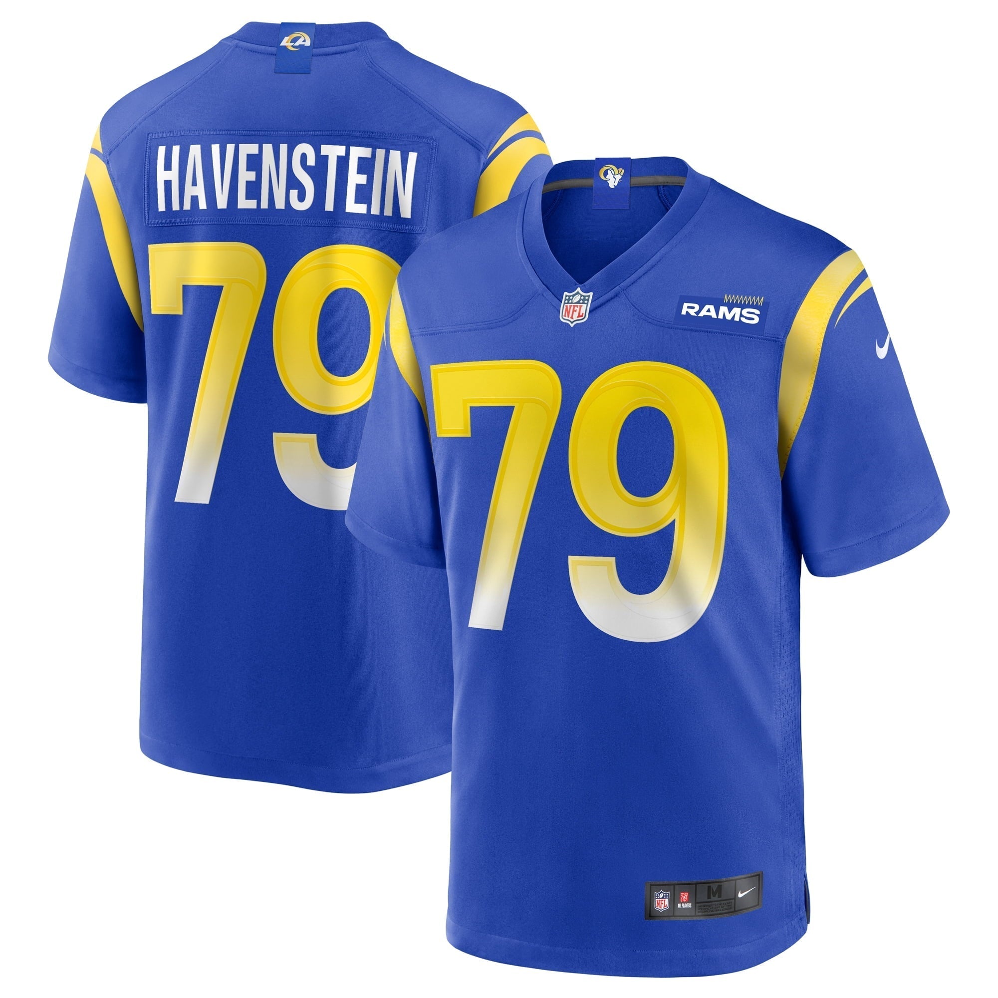 Men s Nike Rob Havenstein Royal Los Angeles Rams Game Jersey