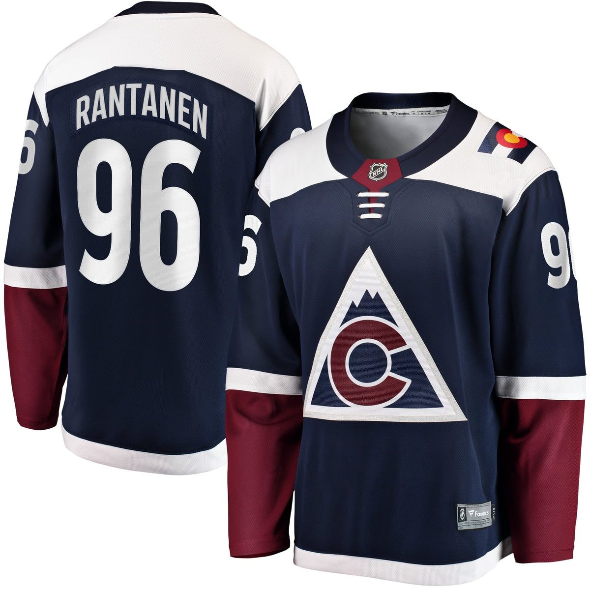 Men's Fanatics Branded Mikko Rantanen Navy Colorado Avalanche Premier Breakaway Player Jersey