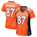 Women s Nike Eric Tomlinson Orange Denver Broncos Game Player Jersey