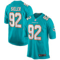 Zach Sieler Miami Dolphins Nike Game Jersey   Aqua