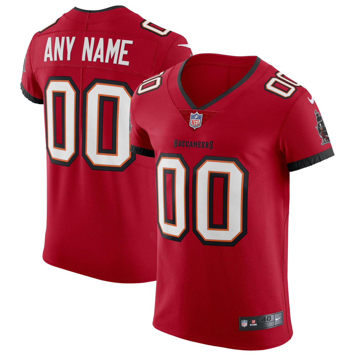 Tampa Bay Buccaneers Nike Vapor Elite Custom Jersey   Red
