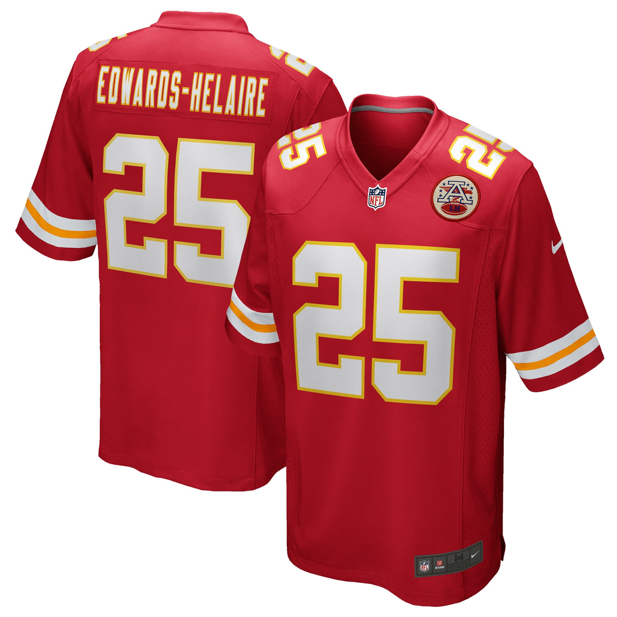 Clyde Edwards-Helaire Kansas City Chiefs Nike Game Jersey   Red