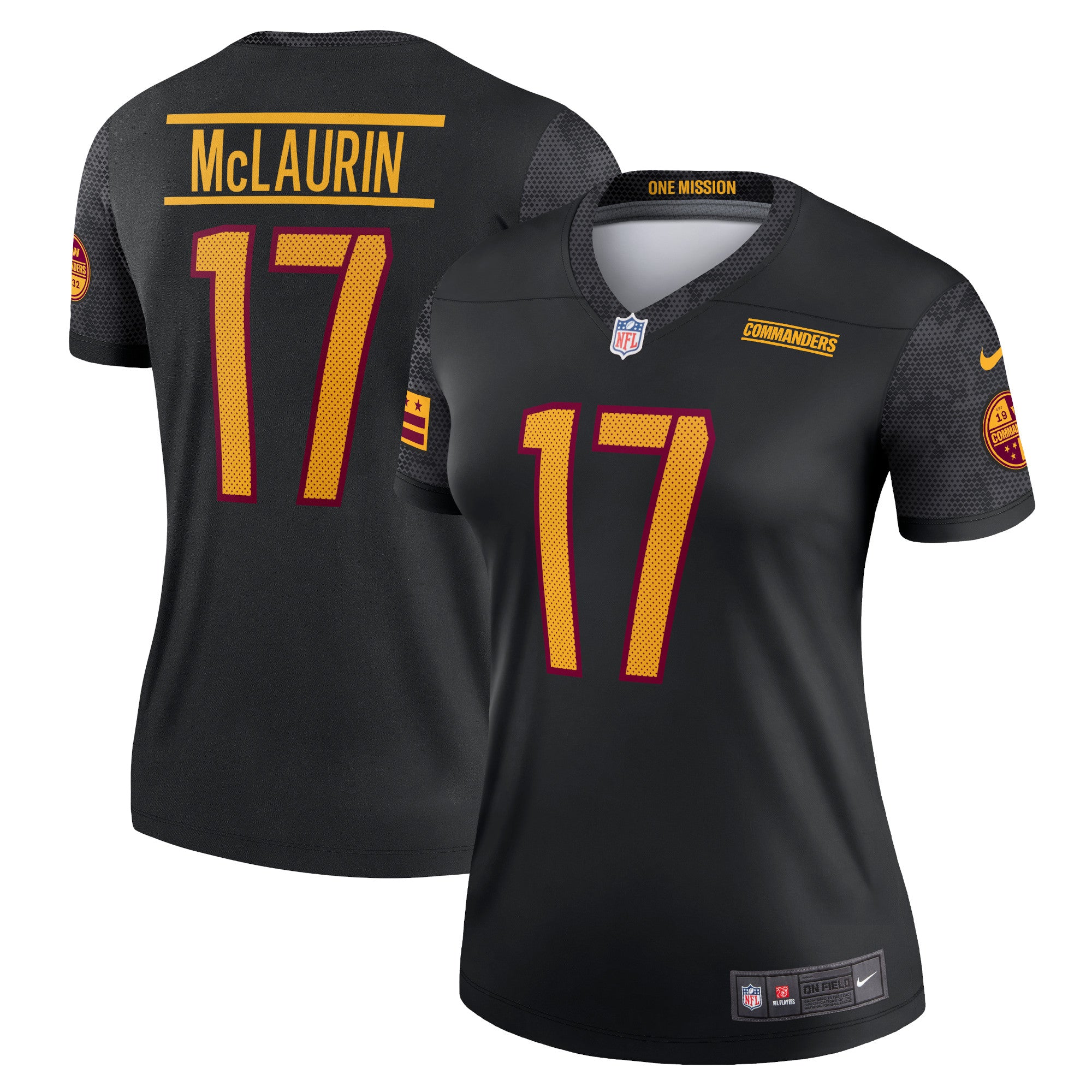 Terry McLaurin Washington Commanders Nike Women s Alternate Legend Jersey   Black
