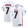 Men s Nike Bijan Robinson White Atlanta Falcons 2023 NFL Draft First Round Pick Game Jersey