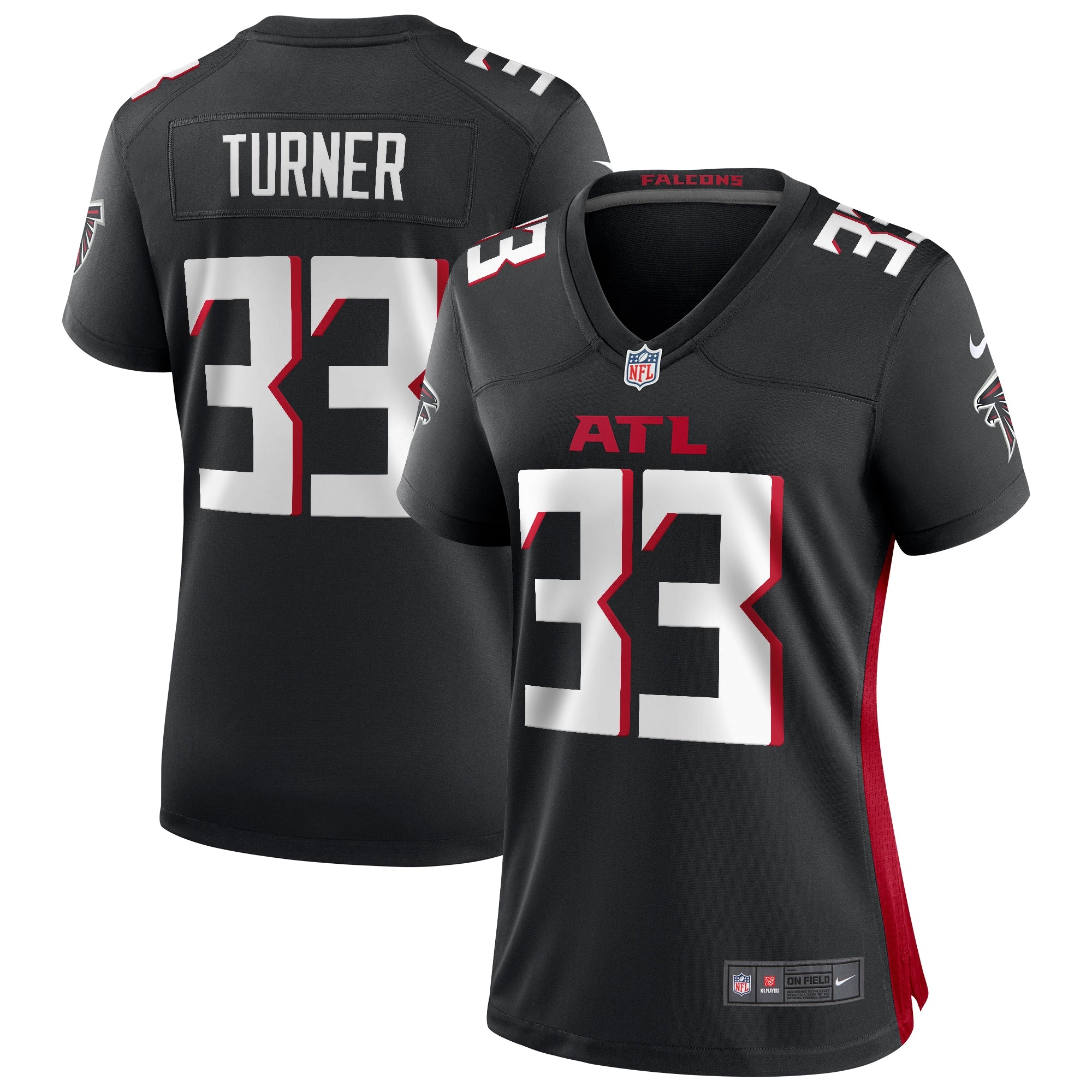 Michael Turner Atlanta Falcons Nike Women s Game Retired Player Jersey   Black